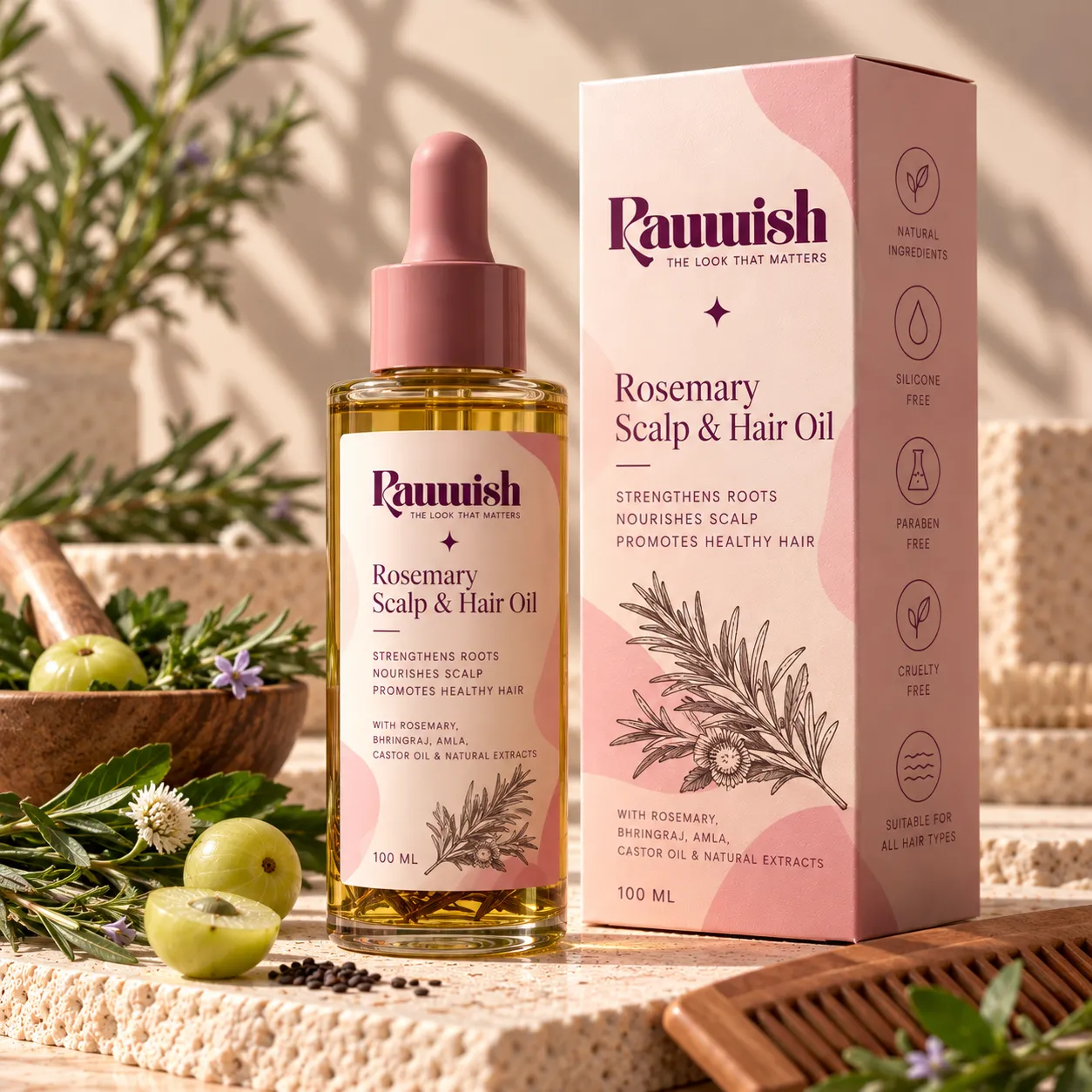 Rosemary Scalp & Hair Oil